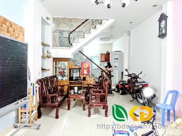 Bán nhà 2 lầu sân thượng hẻm 271 Lê Văn Lương quận 7 (Nở hậu).